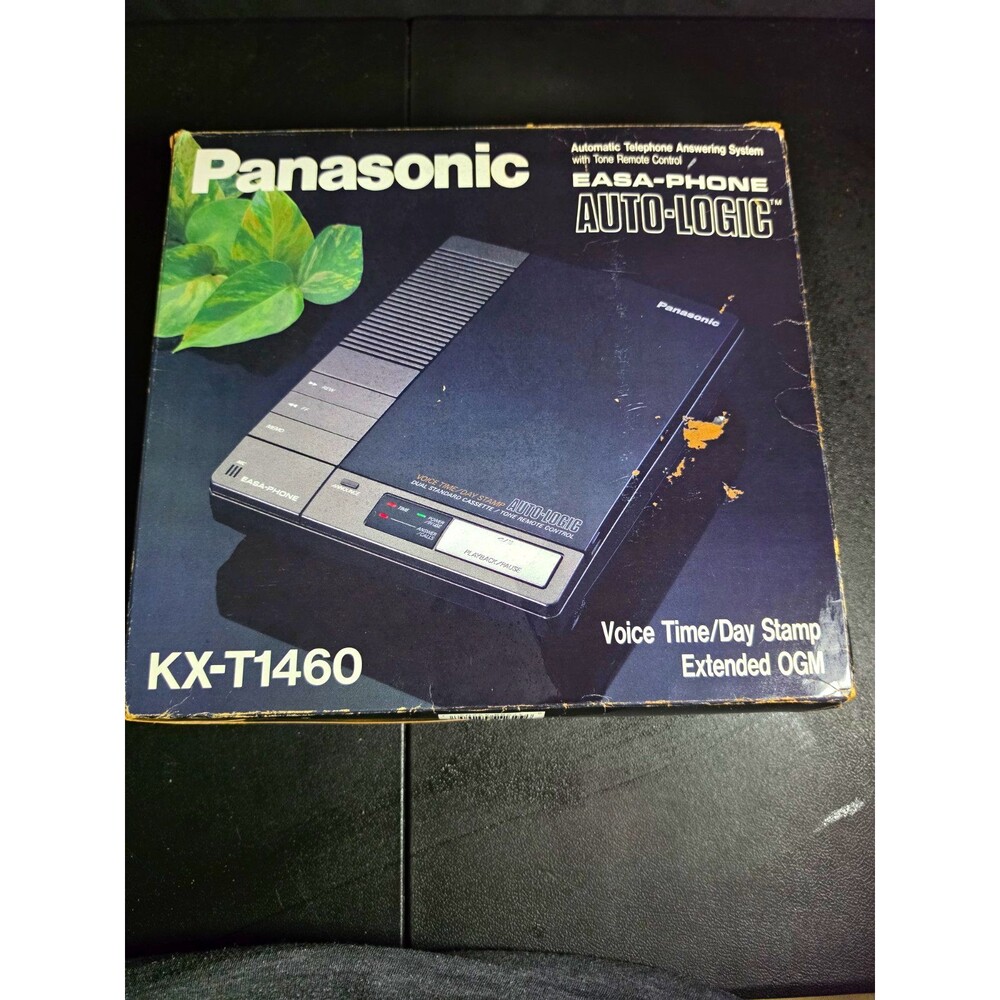 Vintage Panasonic KX-T1460 EASA-Phone Auto-Logic Answering Machine Boxed